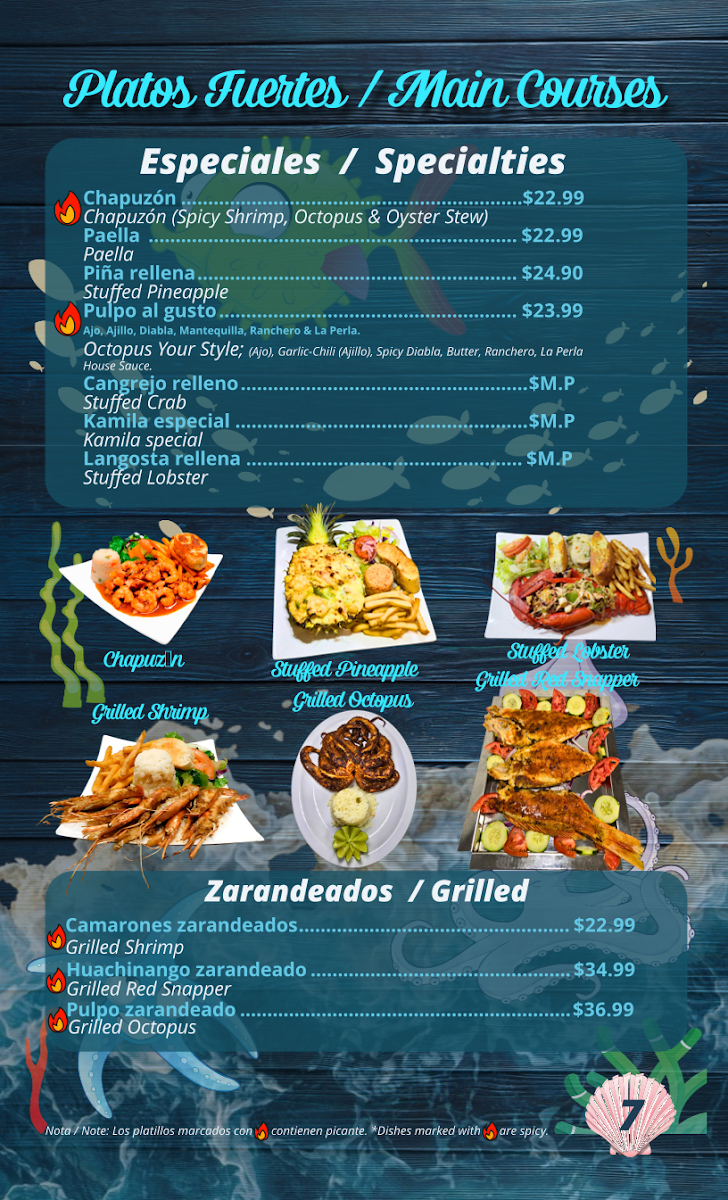 La Perla Mexican Seafood Bar & Grill Photo Menu 5