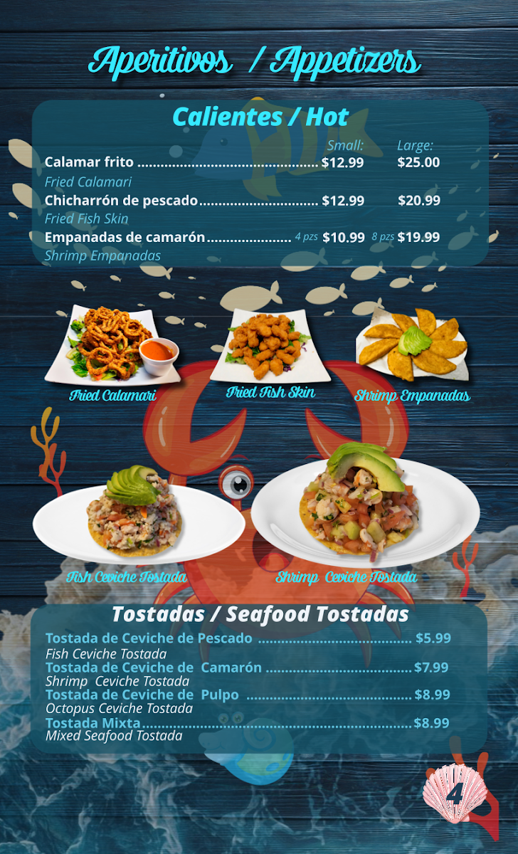 La Perla Mexican Seafood Bar & Grill Photo Menu 6