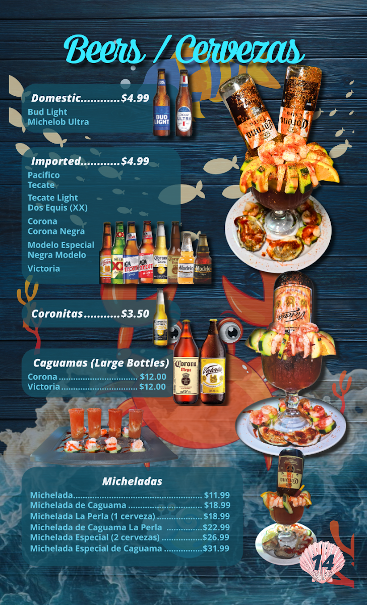 La Perla Mexican Seafood Bar & Grill Photo Menu 8