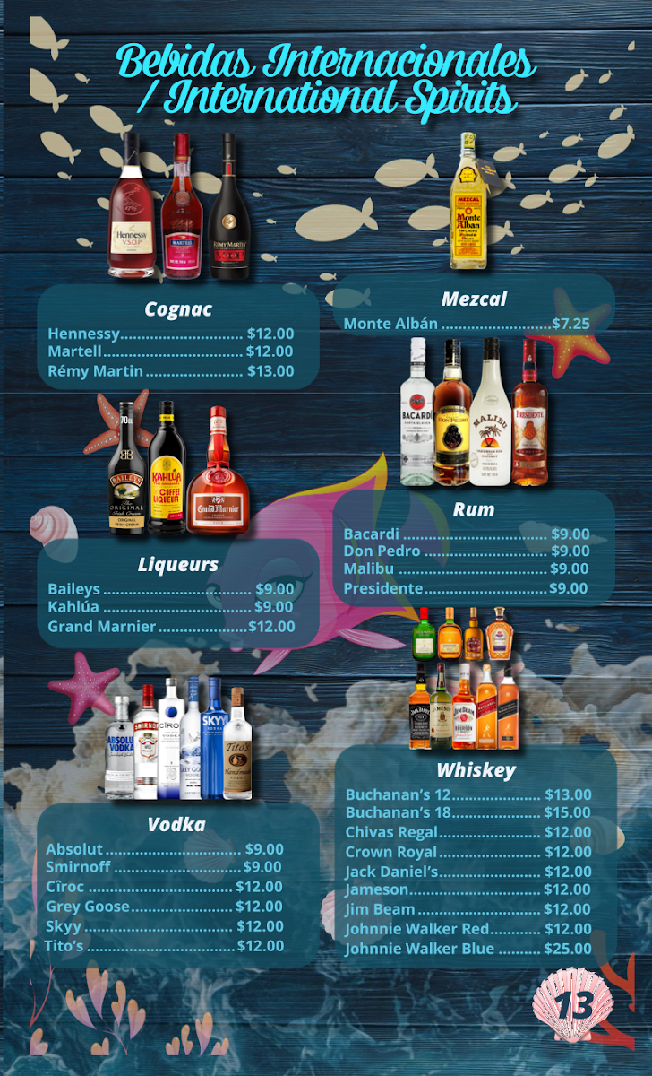 La Perla Mexican Seafood Bar & Grill Photo Menu 9
