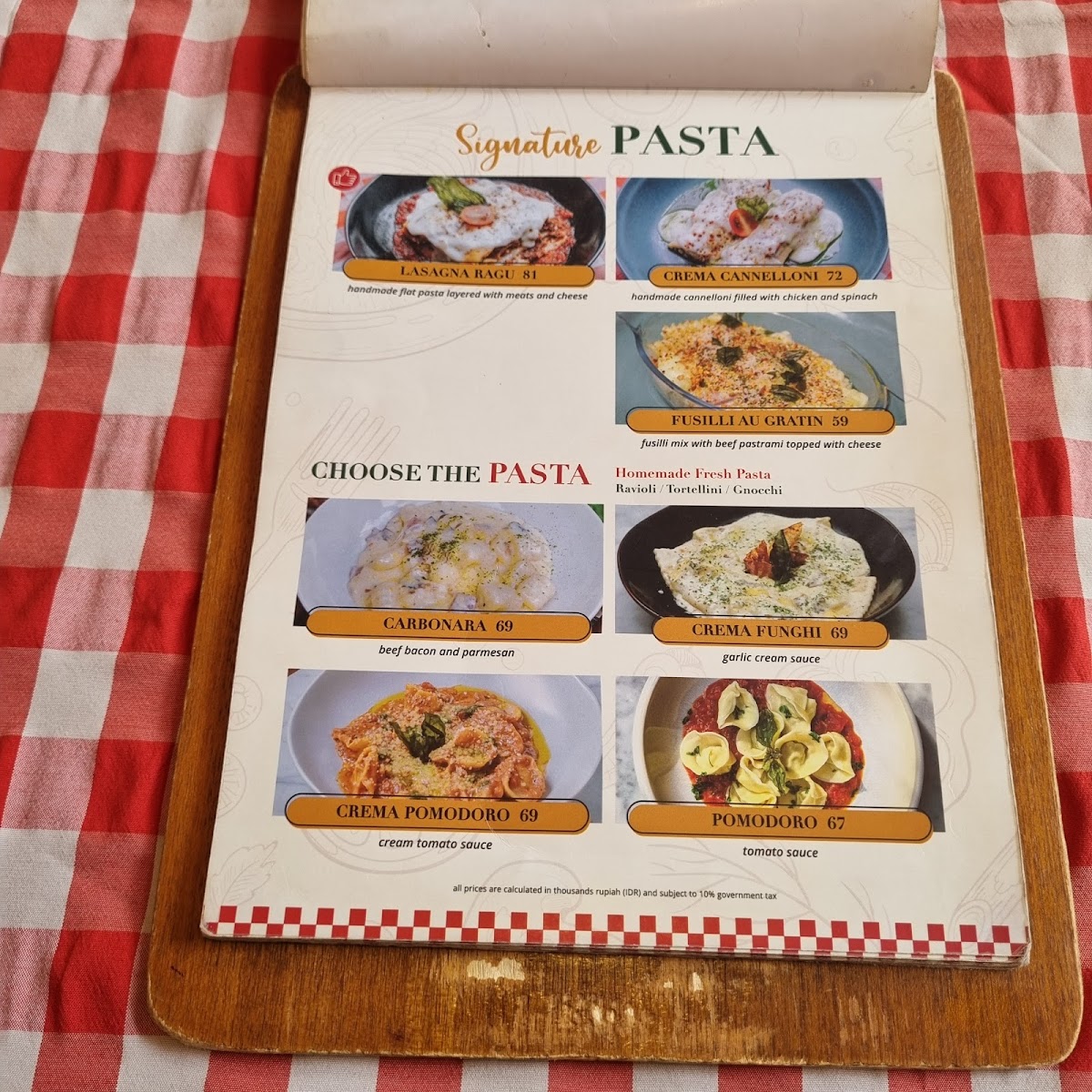 Padre - Italian Cuisine in Bogor Photo Menu 5
