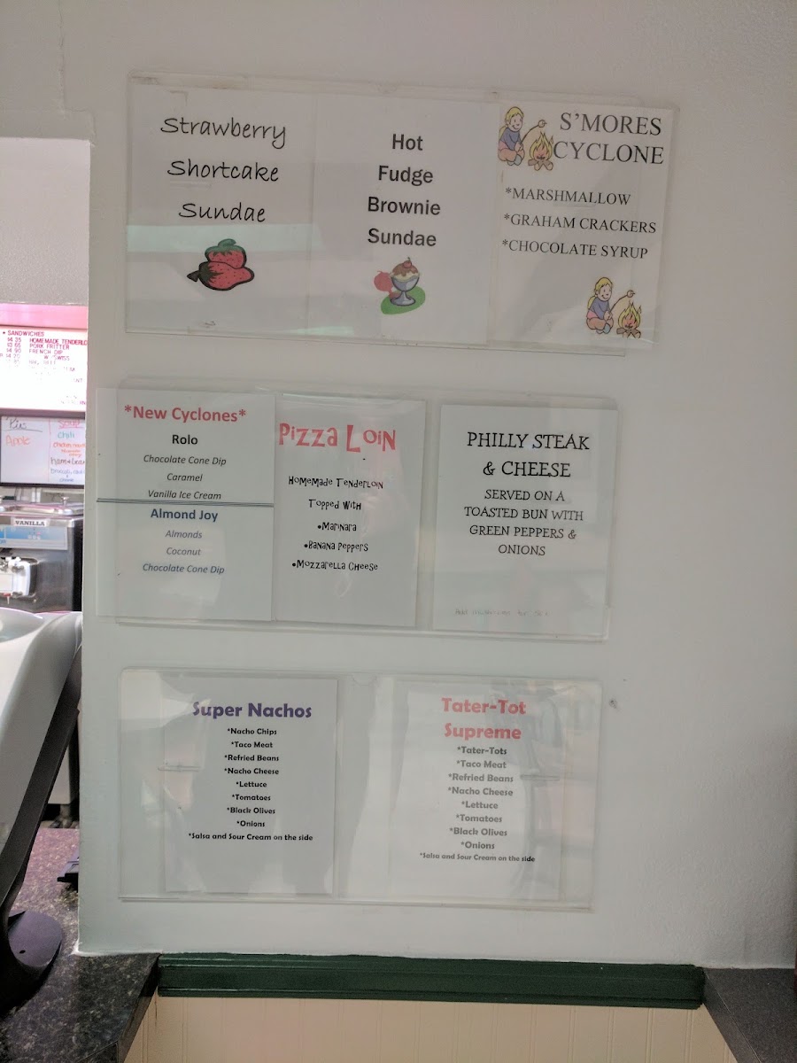 Starbuck's Drive-In Photo Menu 10