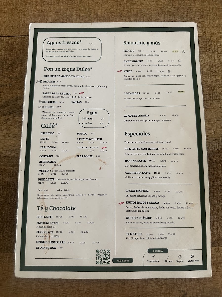 Cinco Hileras Café Photo Menu 10