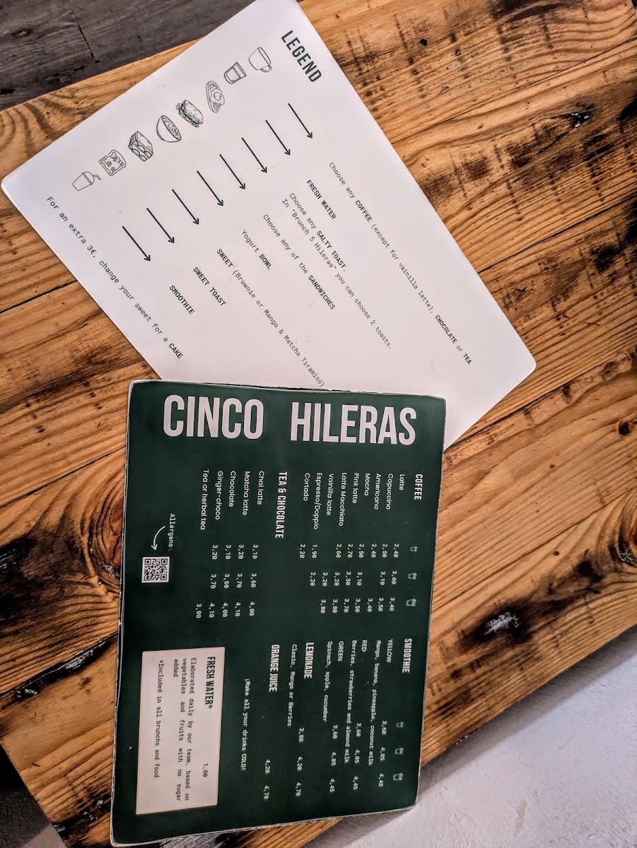 Cinco Hileras Café Photo Menu 9