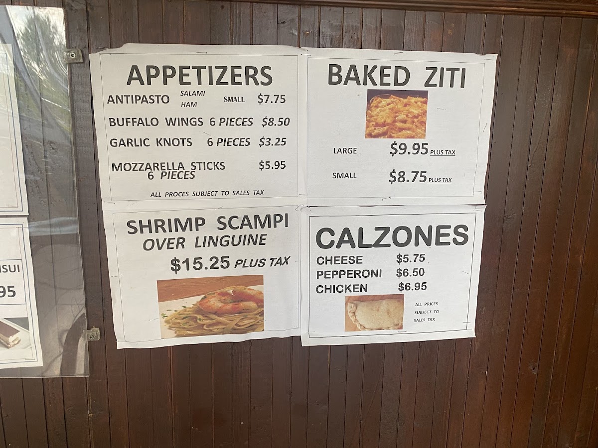 Dantes Pizza & Restaurant Photo Menu 2