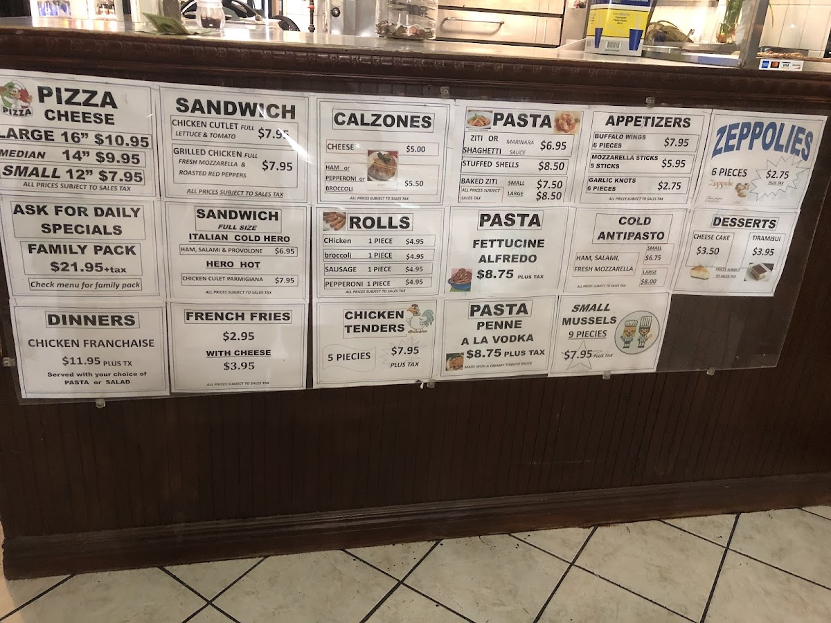 Dantes Pizza & Restaurant Photo Menu 3