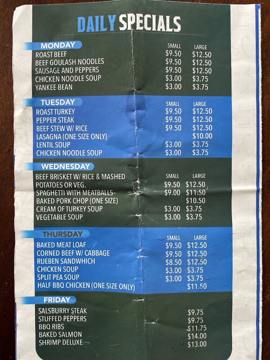 Little Town Coffee Shop Inc. Photo Menu 3