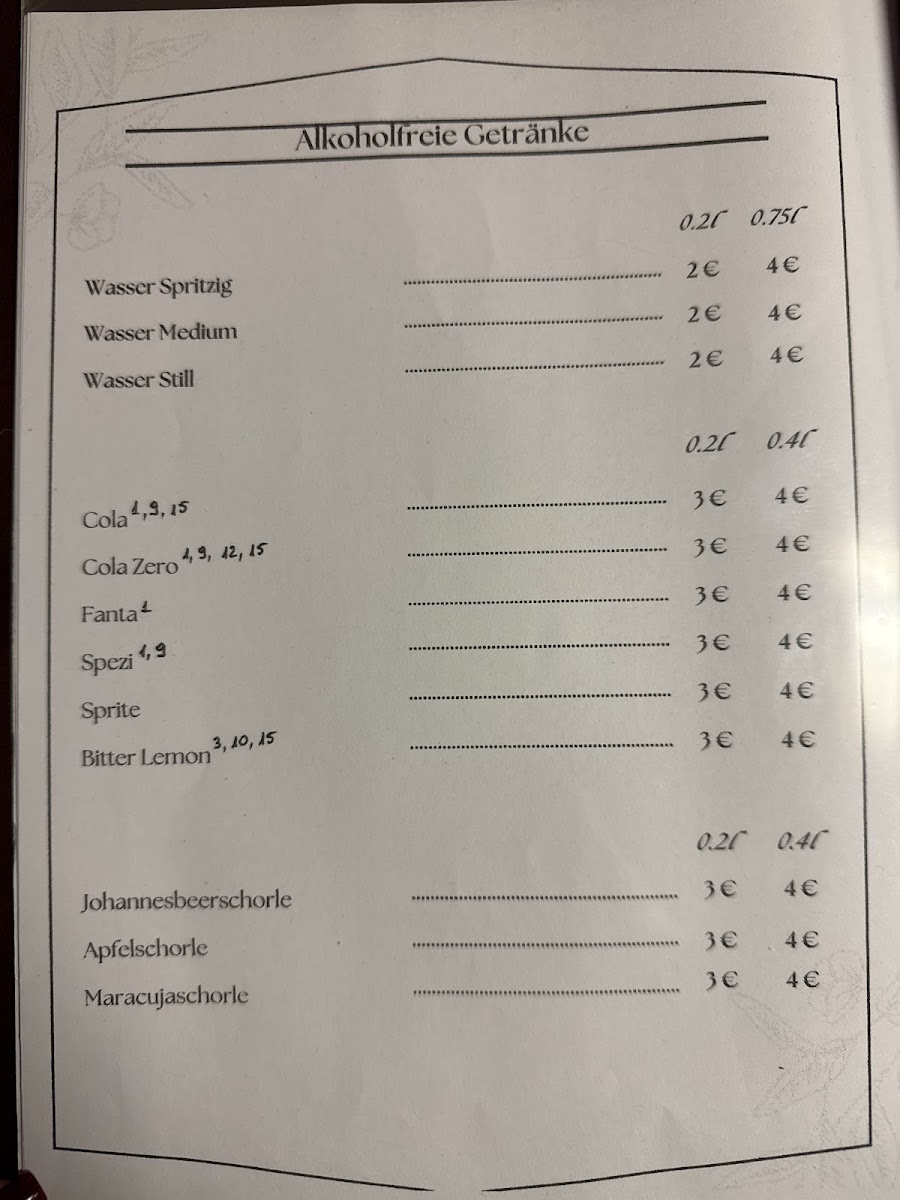 Gasthaus Grüner Baum Photo Menu 1
