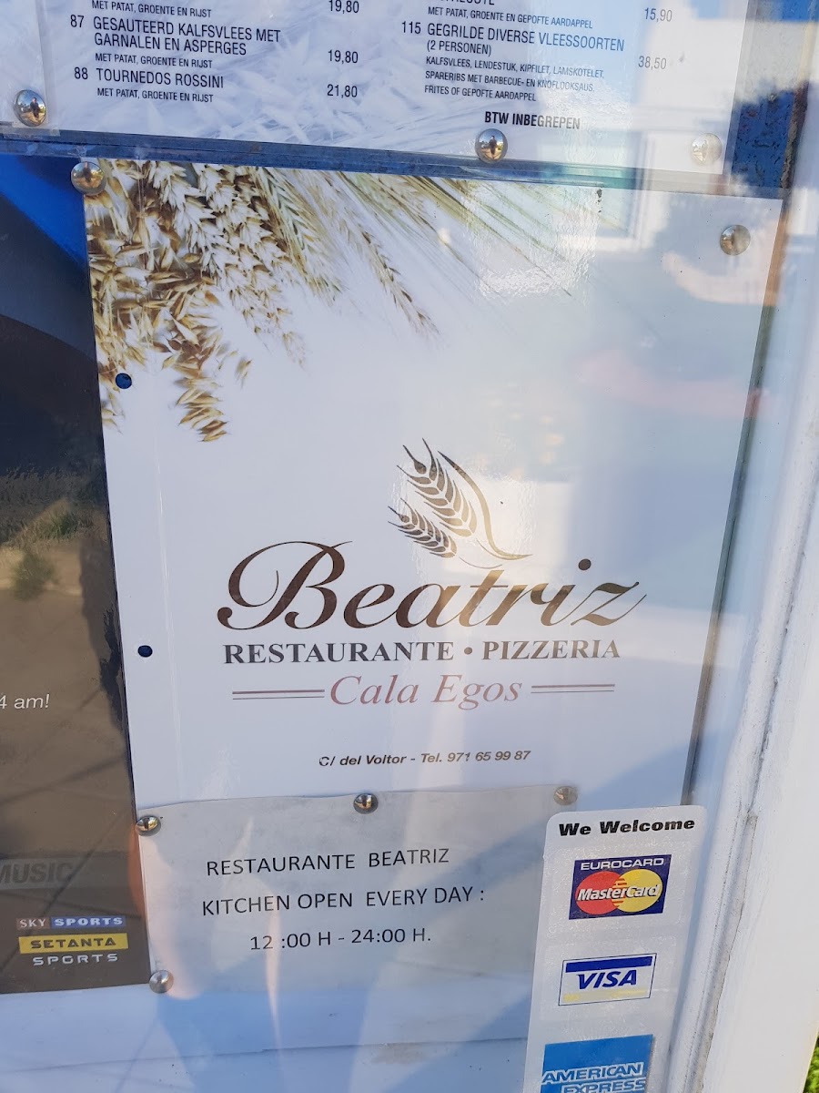 Restaurante Beatriz Photo Menu 6
