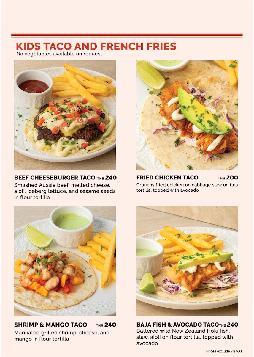 MIMA Mexican - Tacos, Burritos & Cocktails | My Front Yard Photo Menu 2