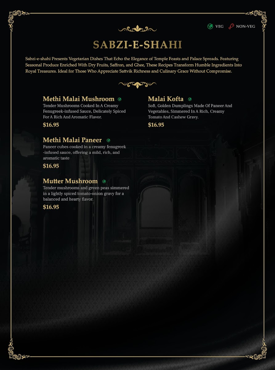 Maharaja Taste The Heritage | Indian Fine Dine Restaurant Photo Menu 10