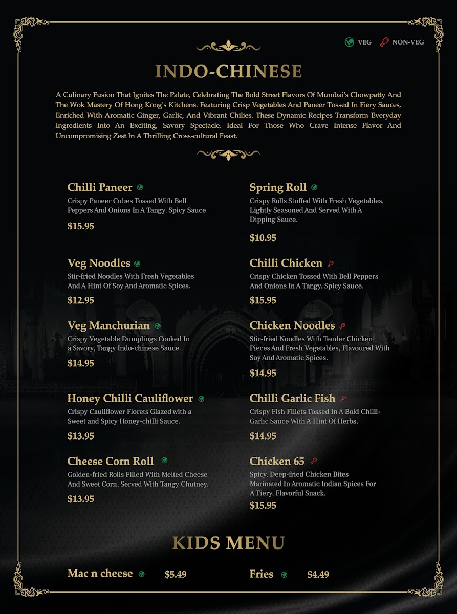 Maharaja Taste The Heritage | Indian Fine Dine Restaurant Photo Menu 4