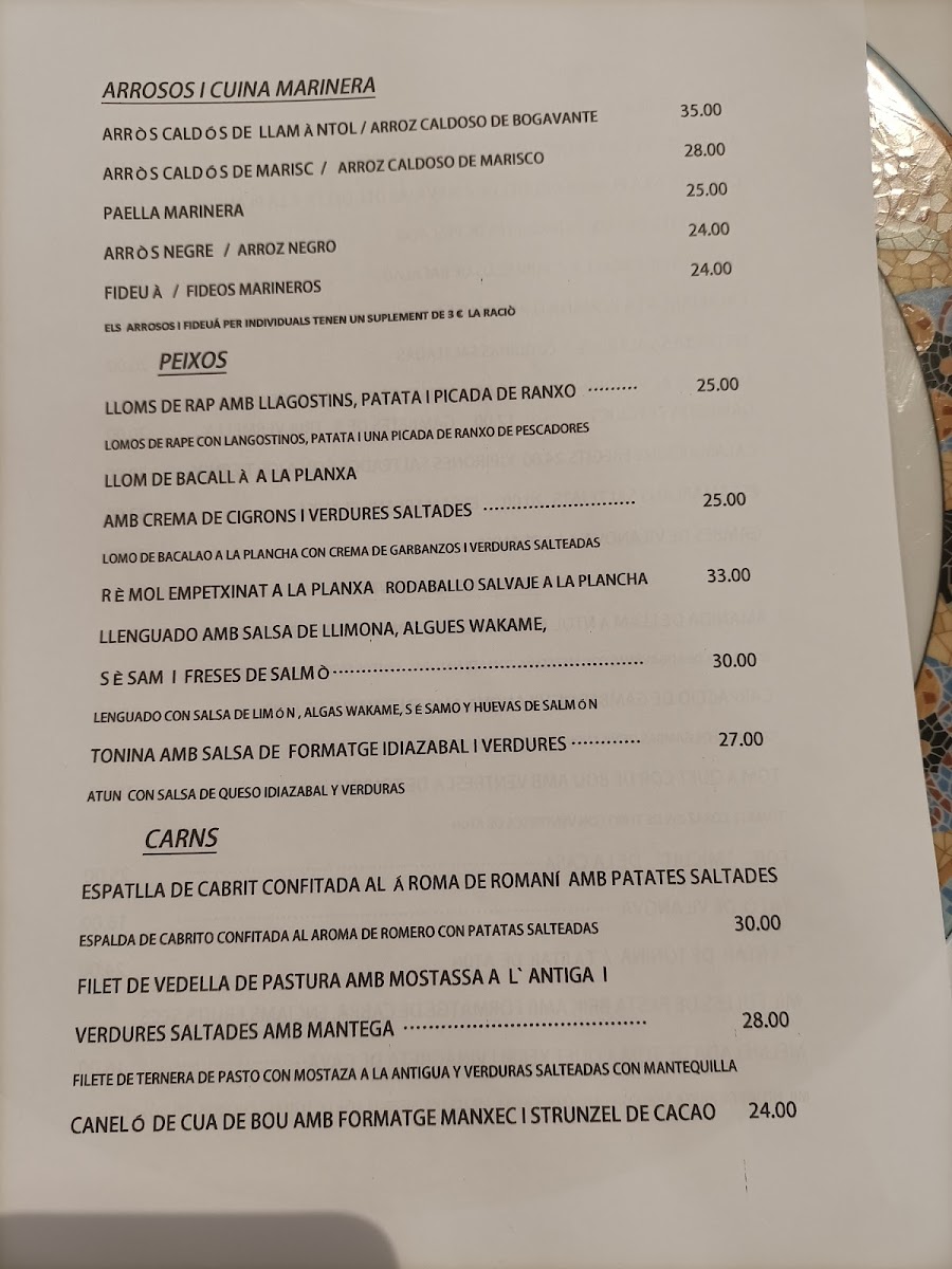 RESTAURANT MAREJOL Photo Menu 10