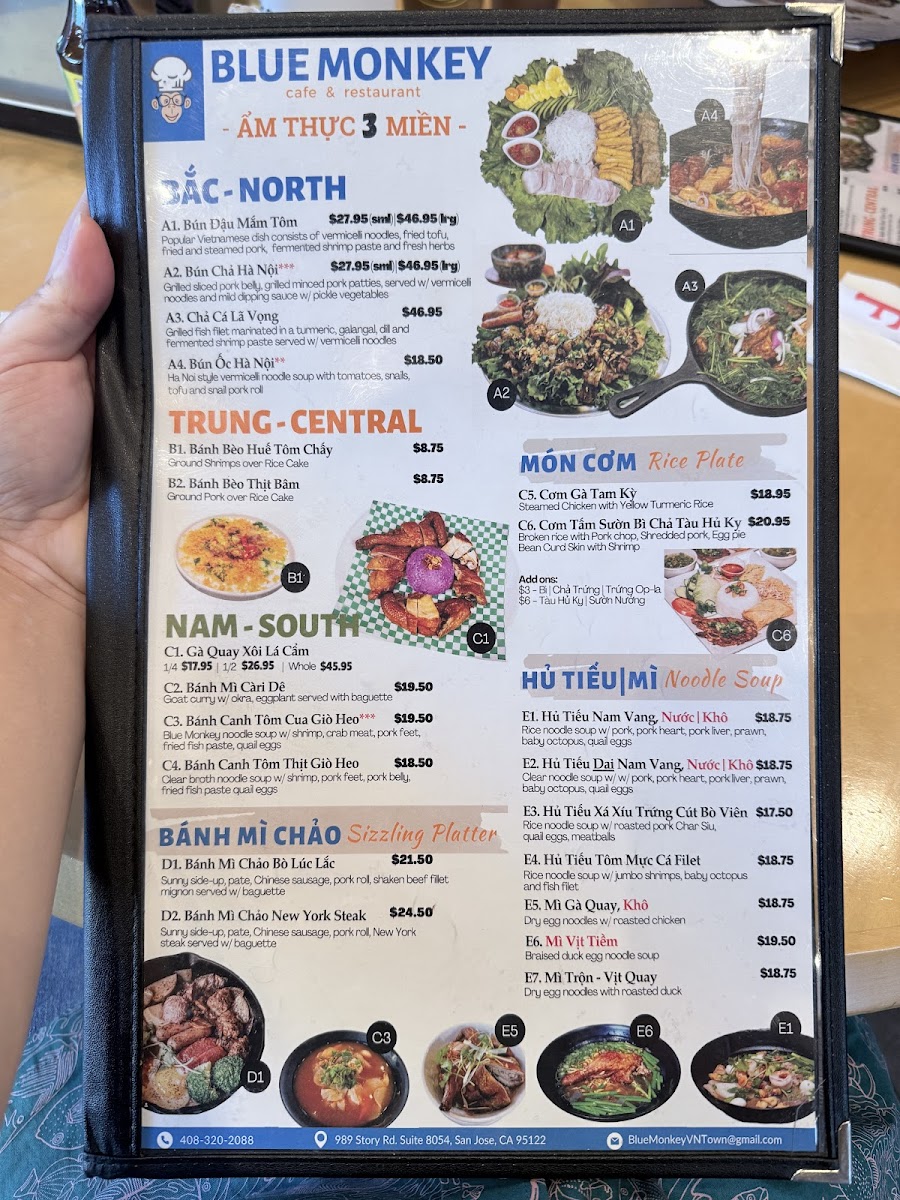 Blue Monkey Cafe & Restaurant Photo Menu 4