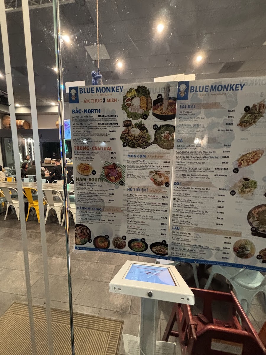 Blue Monkey Cafe & Restaurant Photo Menu 8