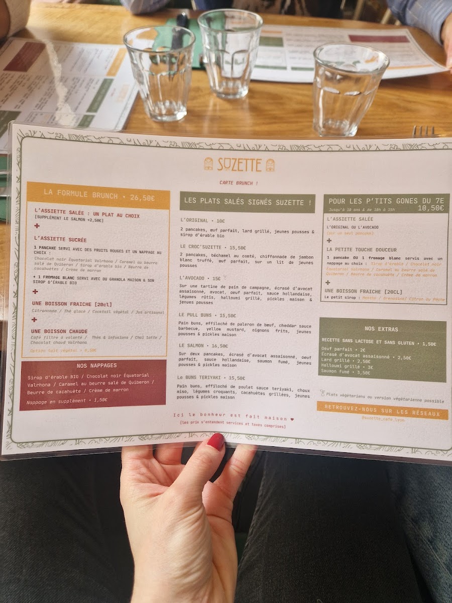 Café Suzette Photo Menu 1