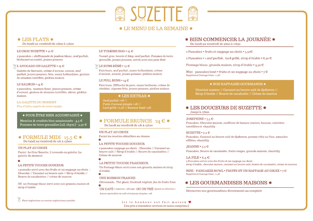 Café Suzette Photo Menu 6