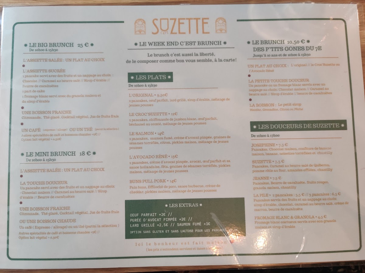 Café Suzette Photo Menu 9