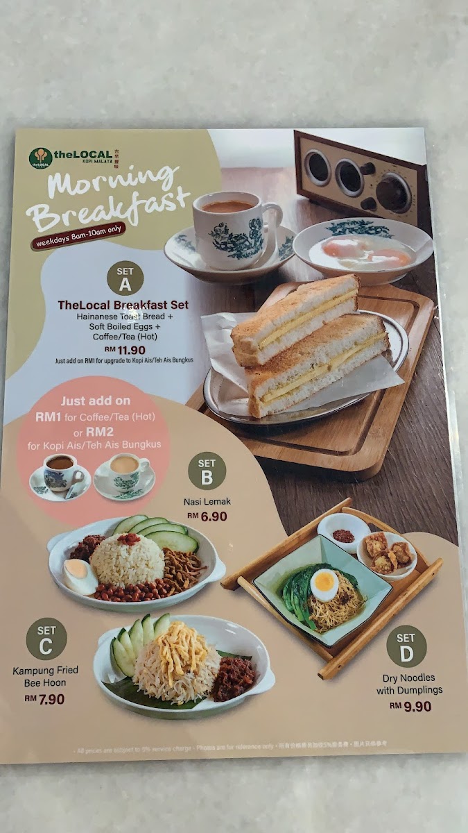 The Local Kopi Malaya Photo Menu 7
