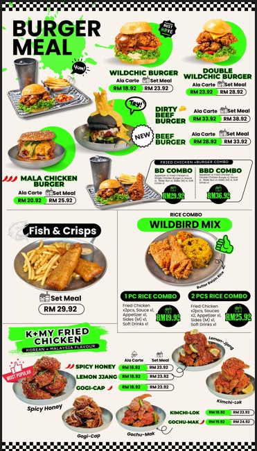 WILDBIRD Photo Menu 3