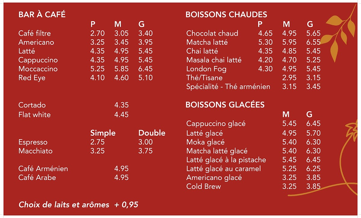 Chez Houri Café&Traiteur Photo Menu 1