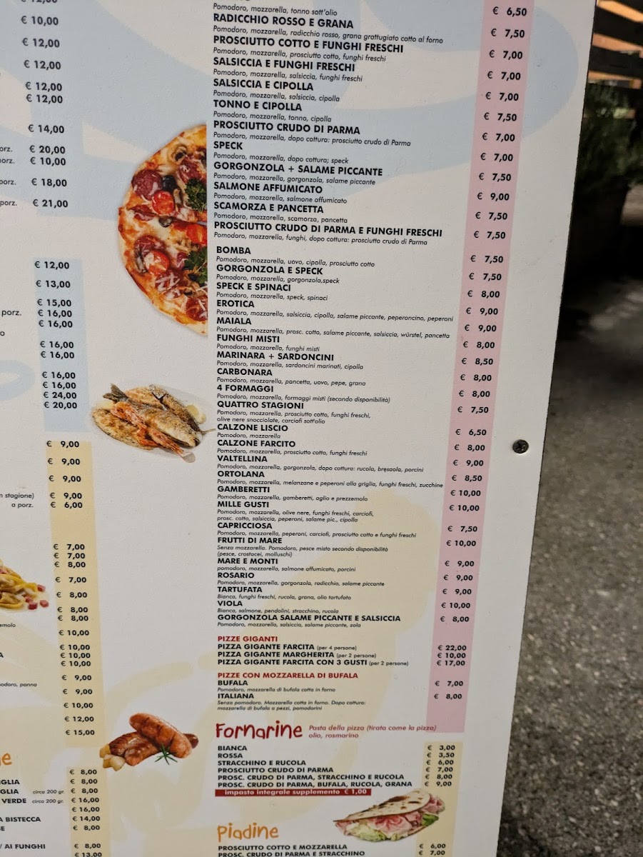 Ristorante Pizzeria Pes e Galet Photo Menu 8