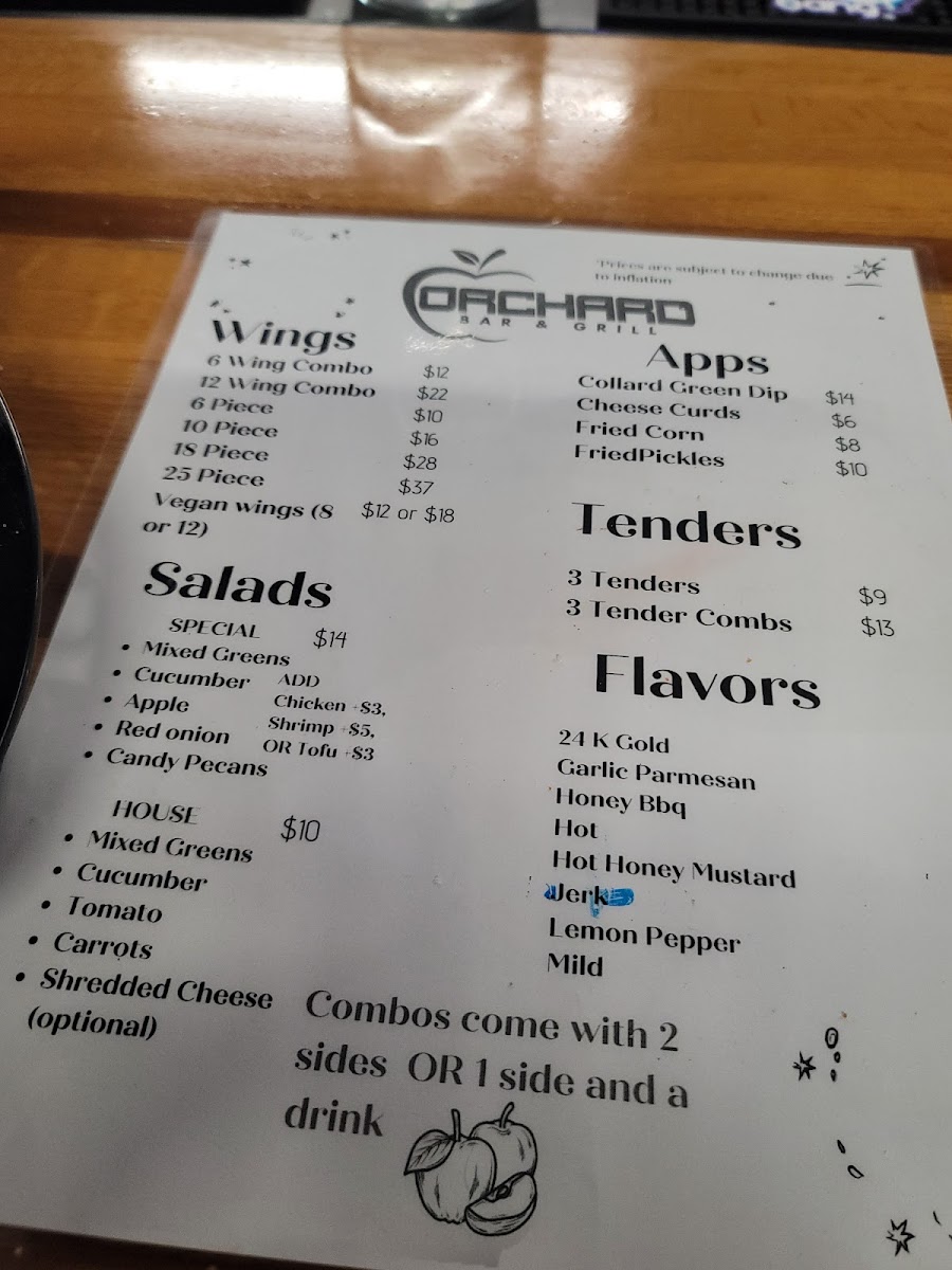 Orchard Bar & Grill Photo Menu 3