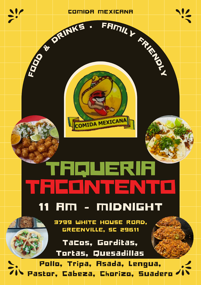 Tacontento Photo Menu 1