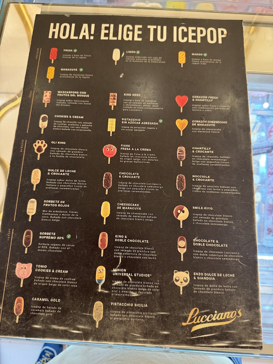 Lucciano's Málaga Photo Menu 1