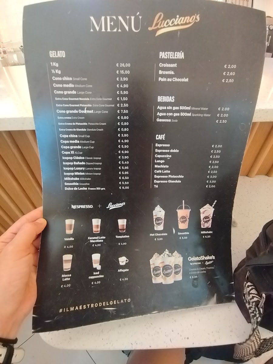 Lucciano's Málaga Photo Menu 7