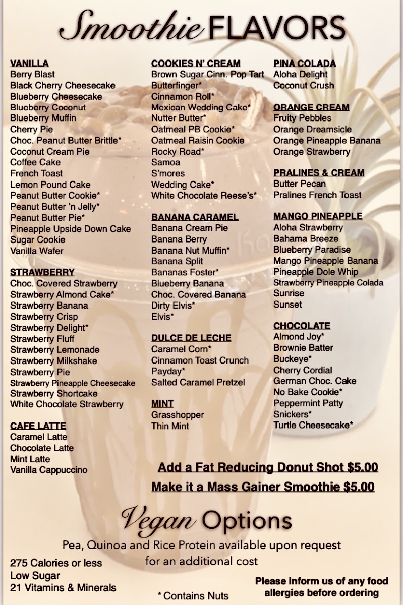 Heart City Nutrition Photo Menu 4