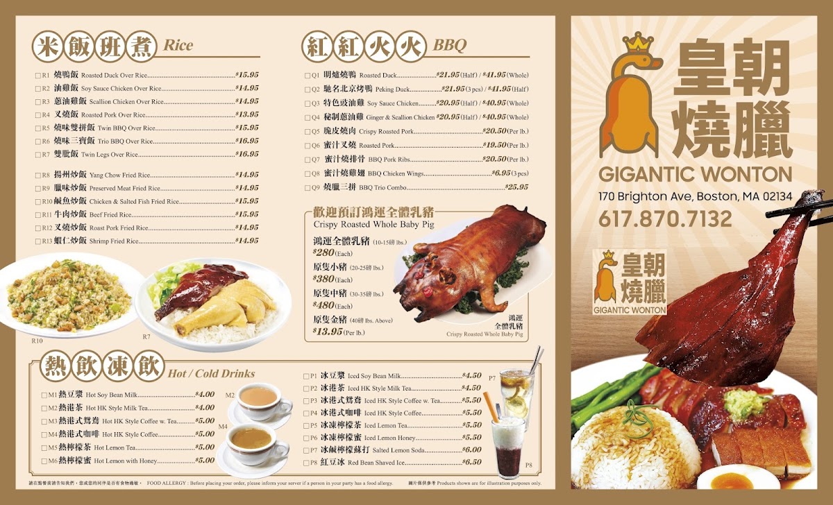Gigantic Wonton Photo Menu 2