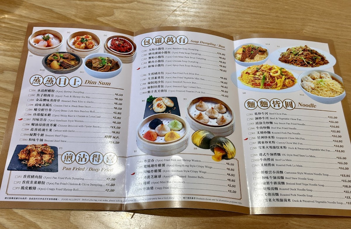 Gigantic Wonton Photo Menu 4