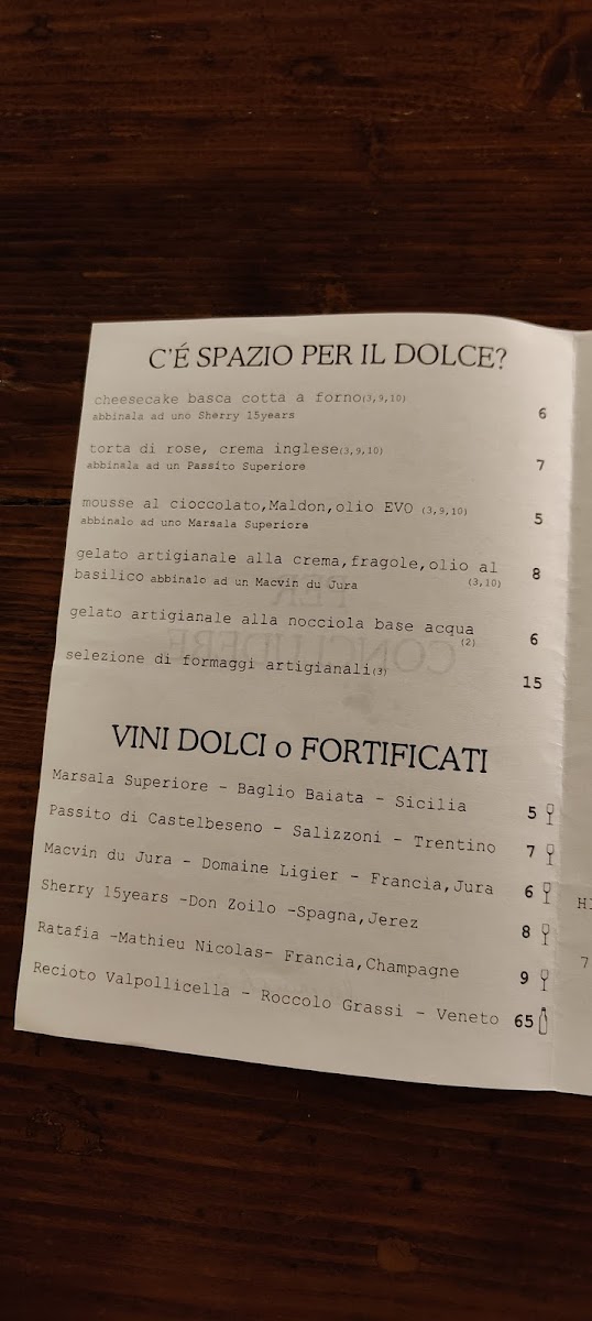 Osteria La Macchia Photo Menu 2