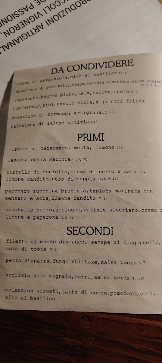 Osteria La Macchia Photo Menu 4