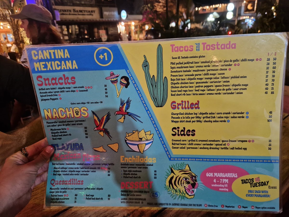 Cantina Mexicana Kuta Lombok Photo Menu 10