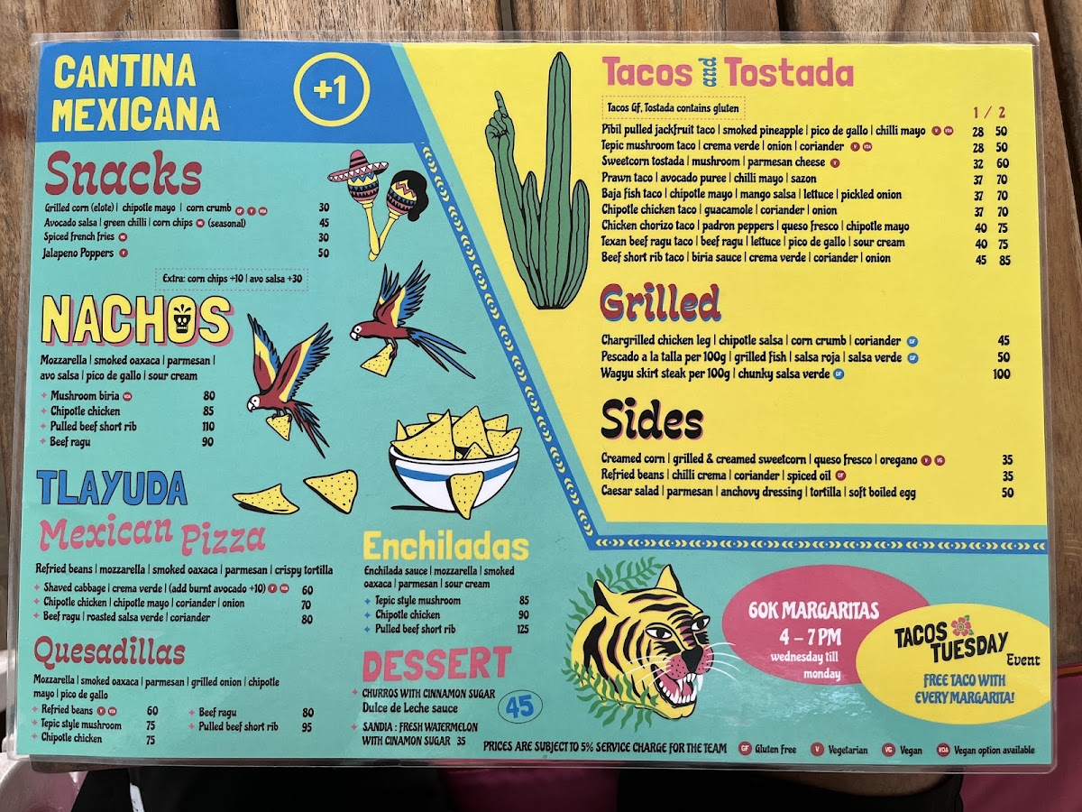 Cantina Mexicana Kuta Lombok Photo Menu 3