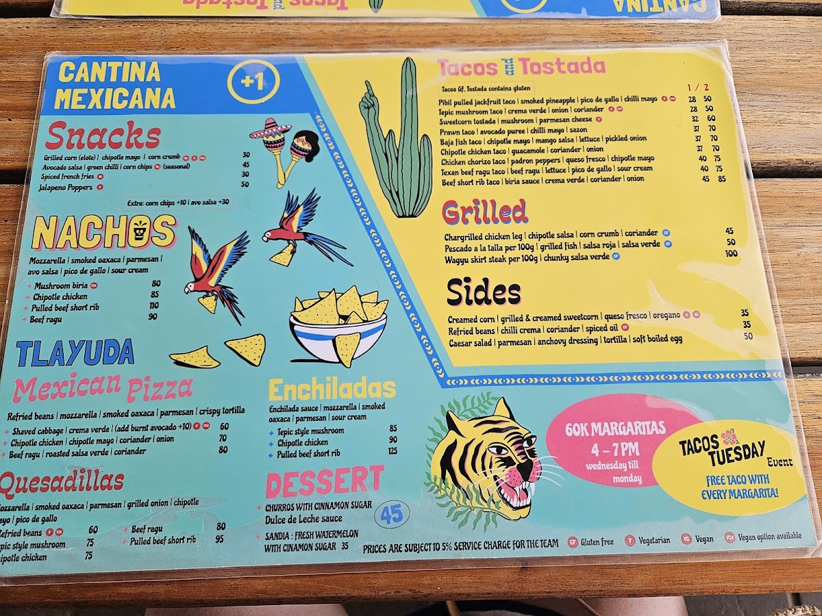 Cantina Mexicana Kuta Lombok Photo Menu 4