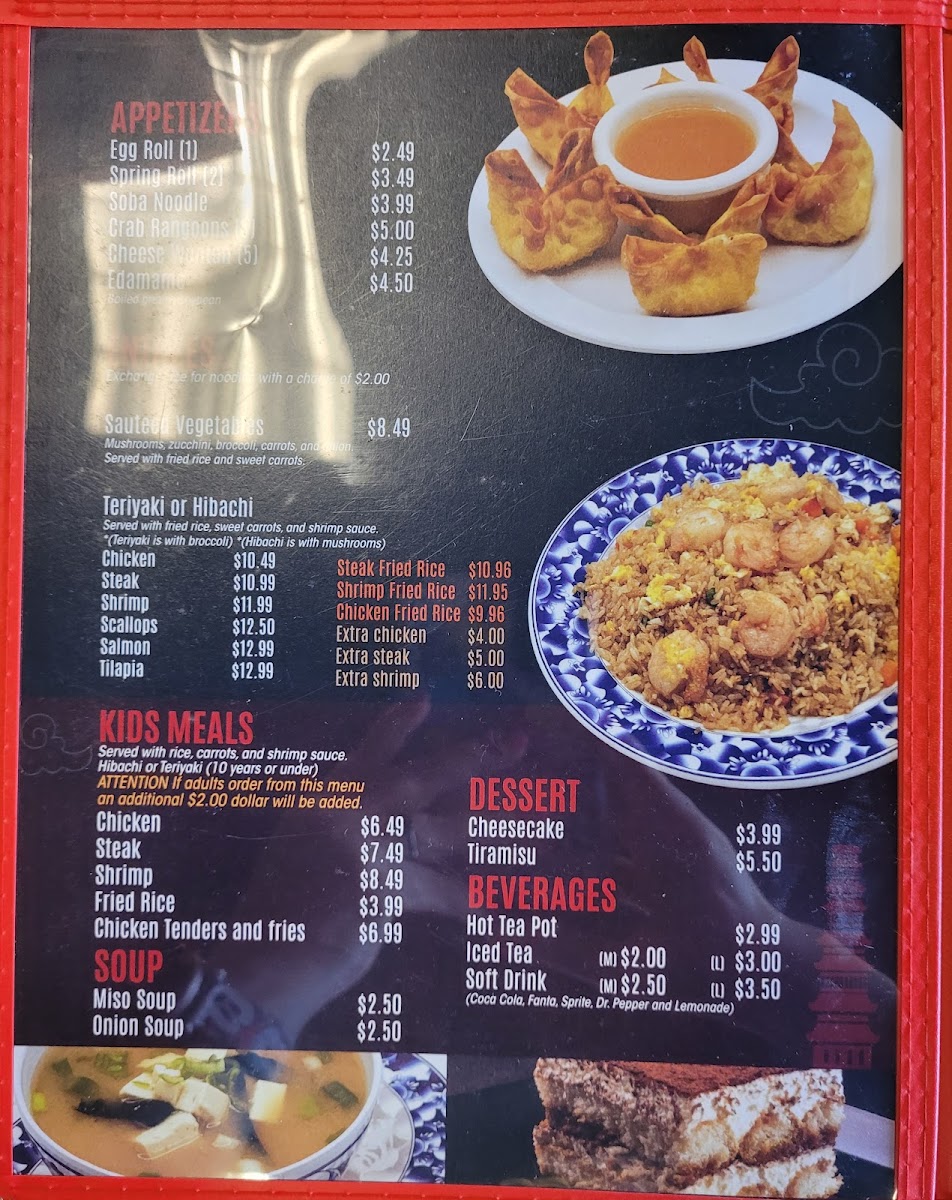 Daizu Hibachi Express Restaurant Photo Menu 3