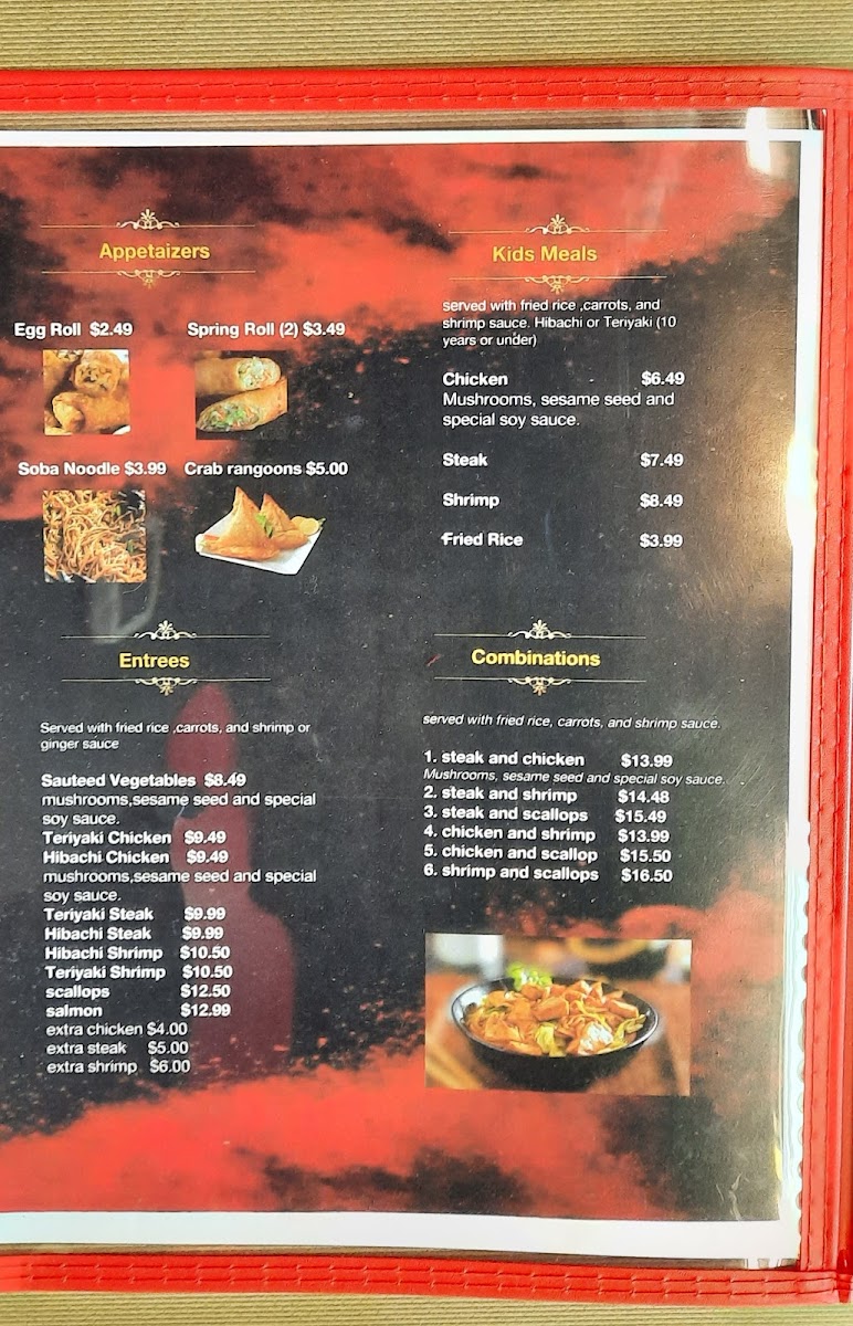 Daizu Hibachi Express Restaurant Photo Menu 5