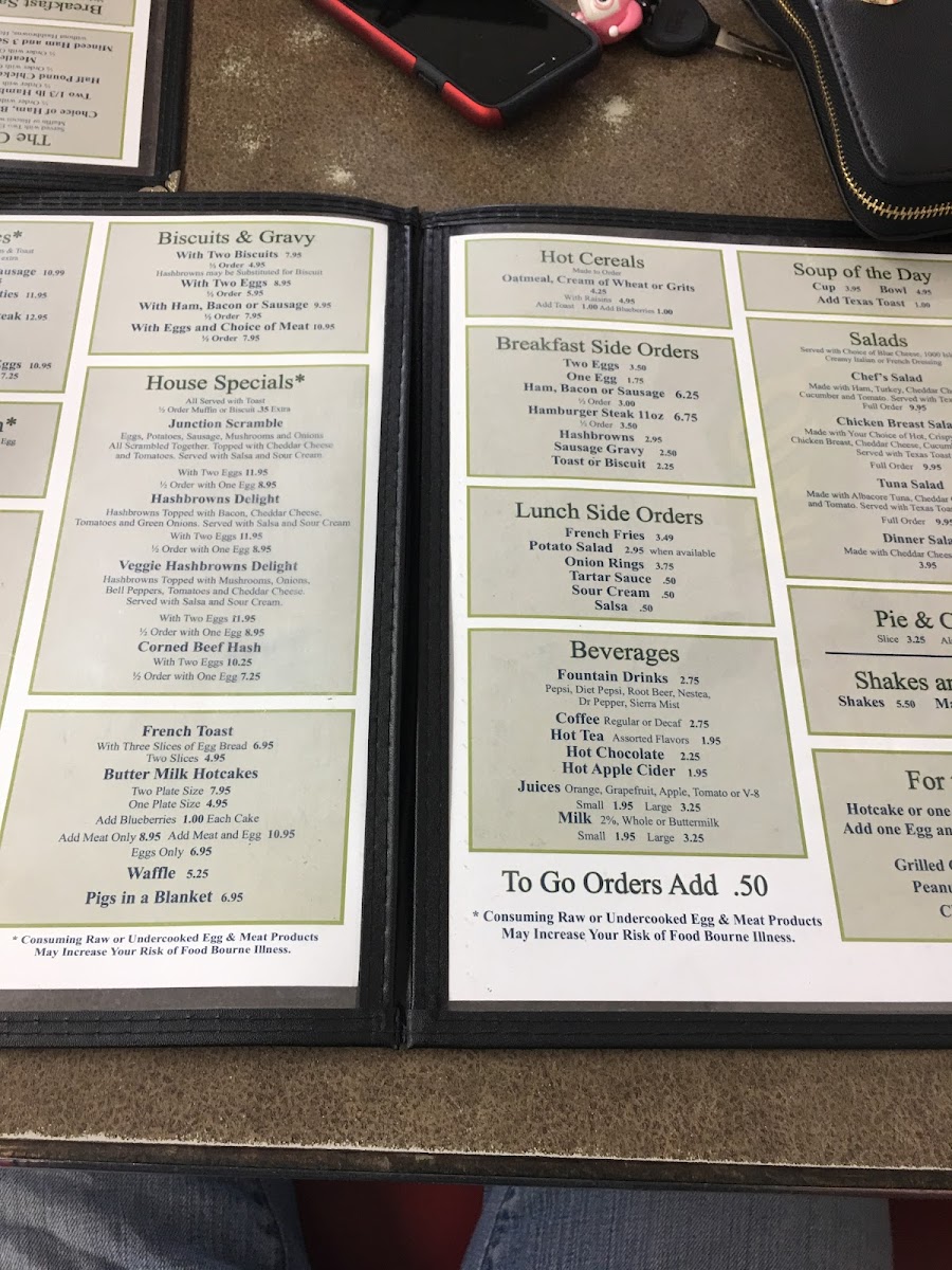 Junction Diner Photo Menu 10