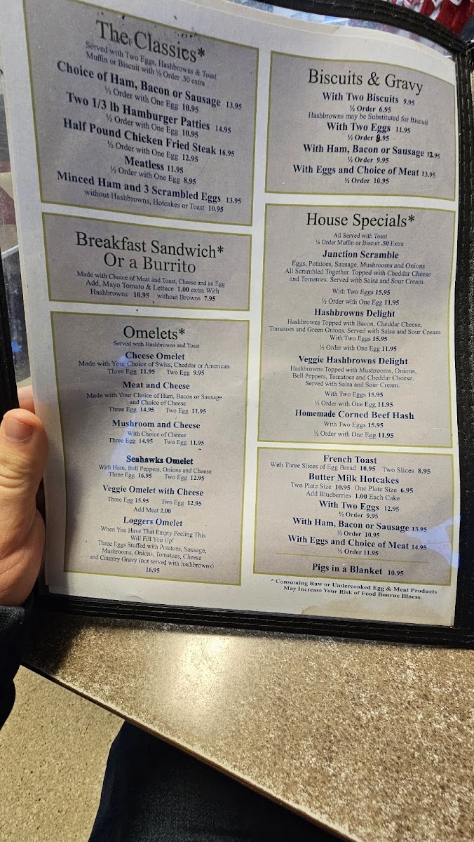 Junction Diner Photo Menu 4