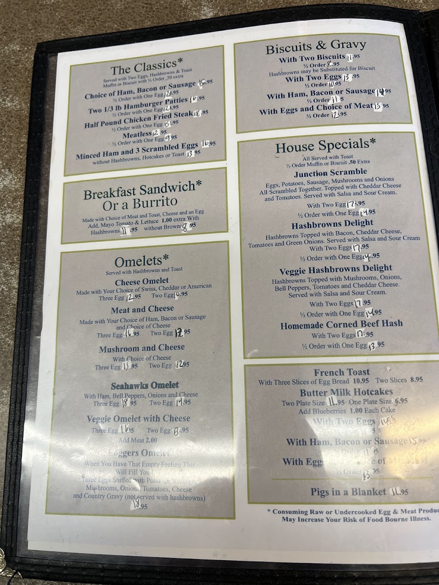 Junction Diner Photo Menu 9