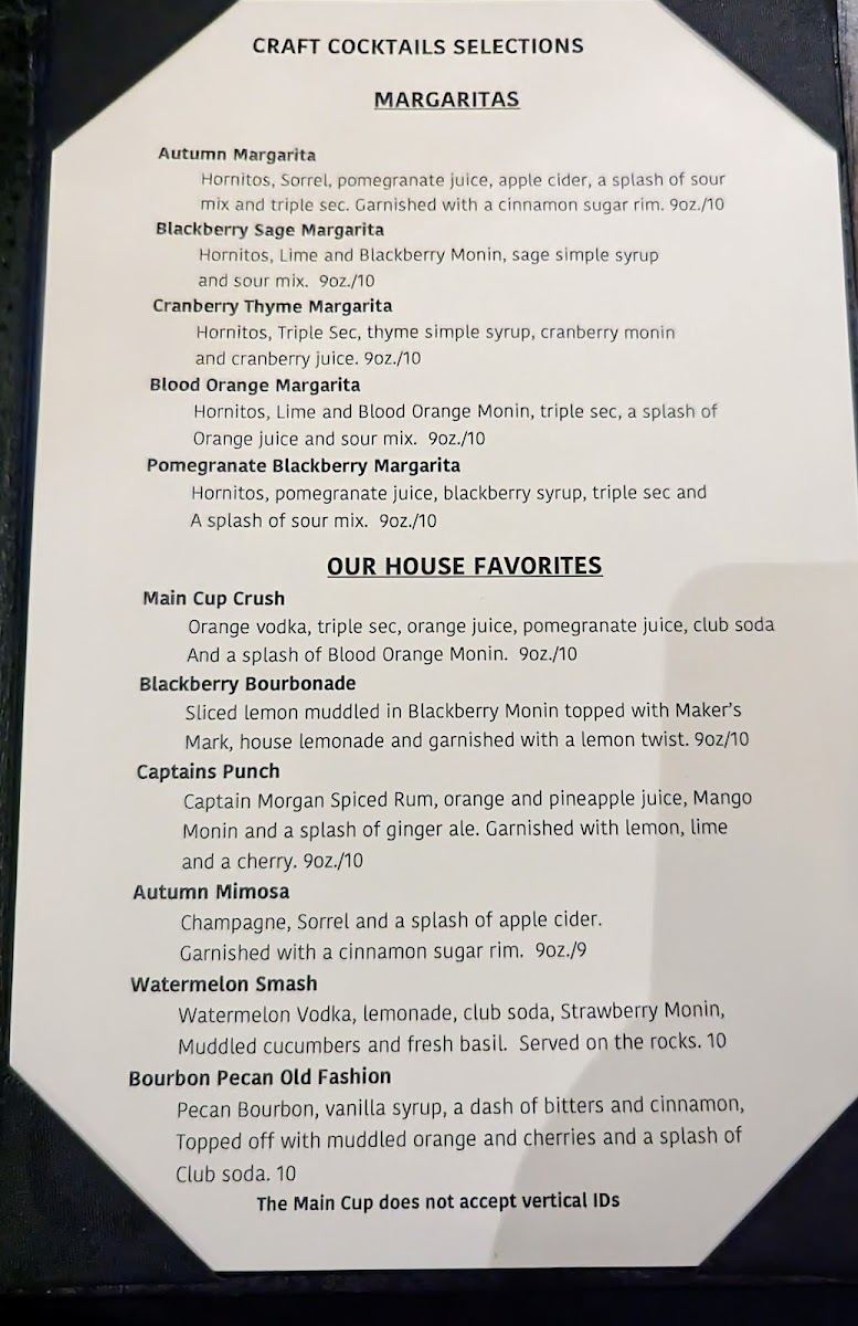 The Main Cup Photo Menu 8