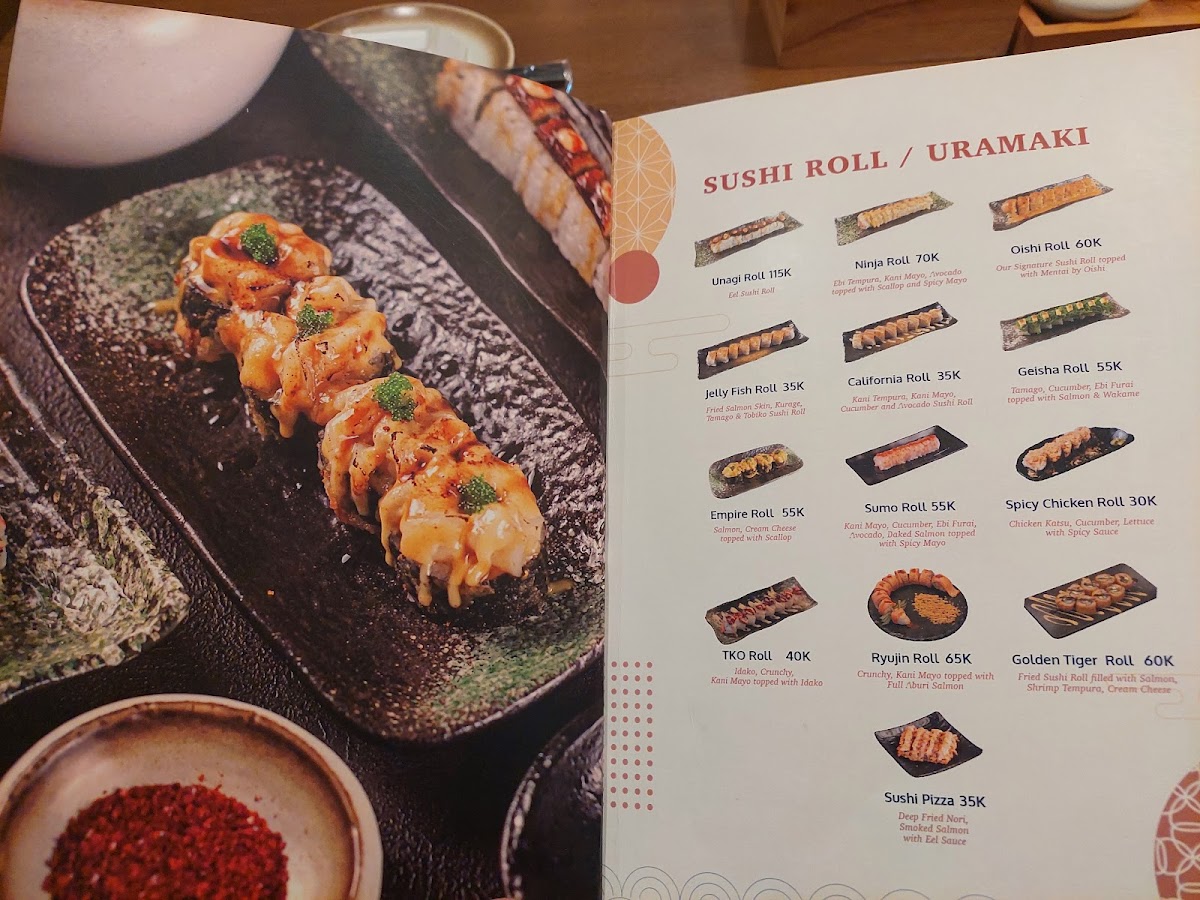 Oishi Sushi & Coffee Photo Menu 3