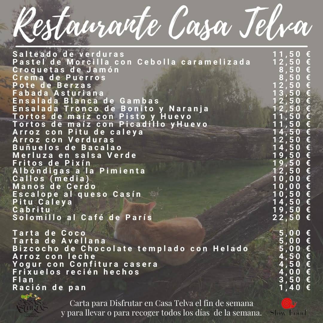 Restaurante Casa Telva Photo Menu 5