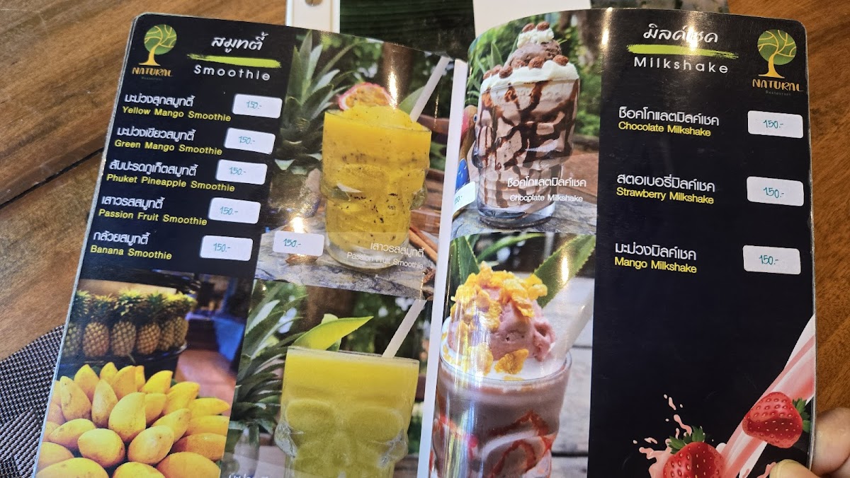 Natural Restaurant​ Photo Menu 2