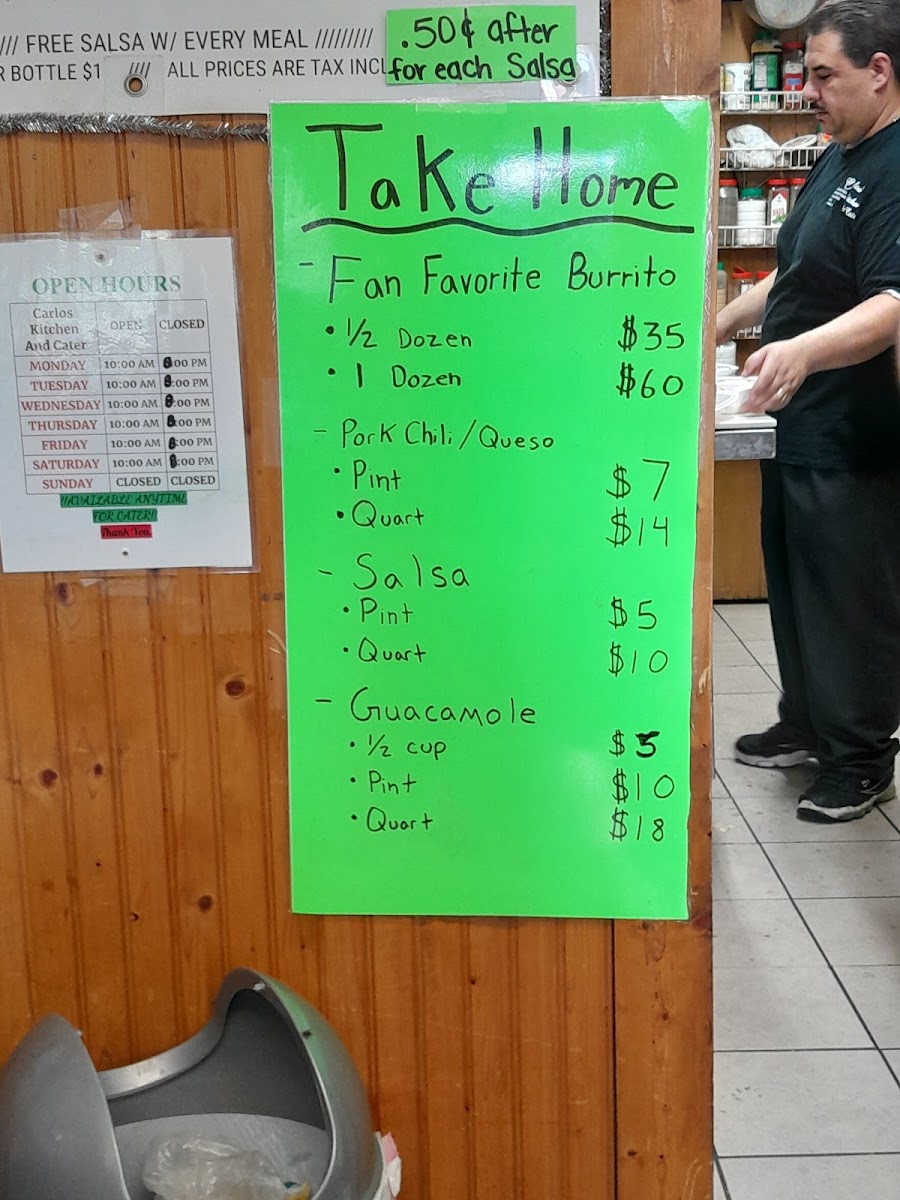 Carlos' Kitchen & Cater Photo Menu 5