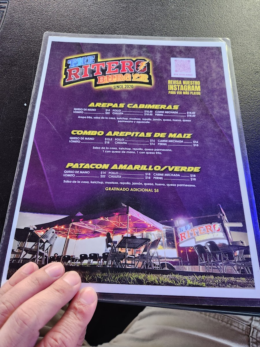 THE RITERO BURGER Photo Menu 10