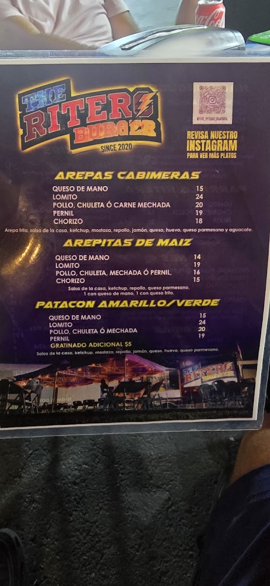 THE RITERO BURGER Photo Menu 5